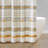 Cotton Stripe Printed Shower Curtain With Tassel
