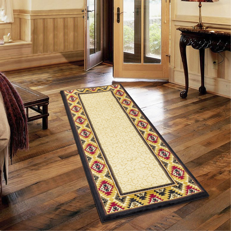 Cream Southwest Area Rug, Rectangle 7'10" x 10'3"