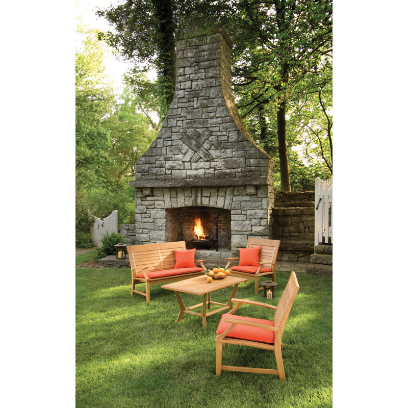 Sutton Outdoor Coffee Table, Brown Umber