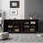 Carved Solid Wood Four-Door Sideboard