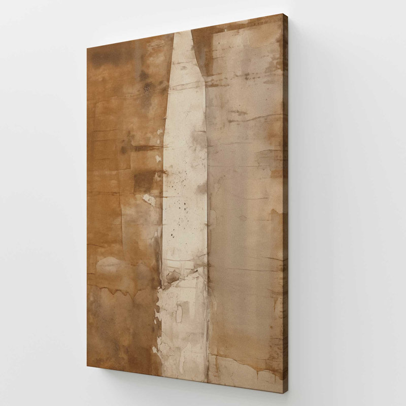 Sienna Strips II, Toile tendue, 54" H x 36" W x 1.25" D