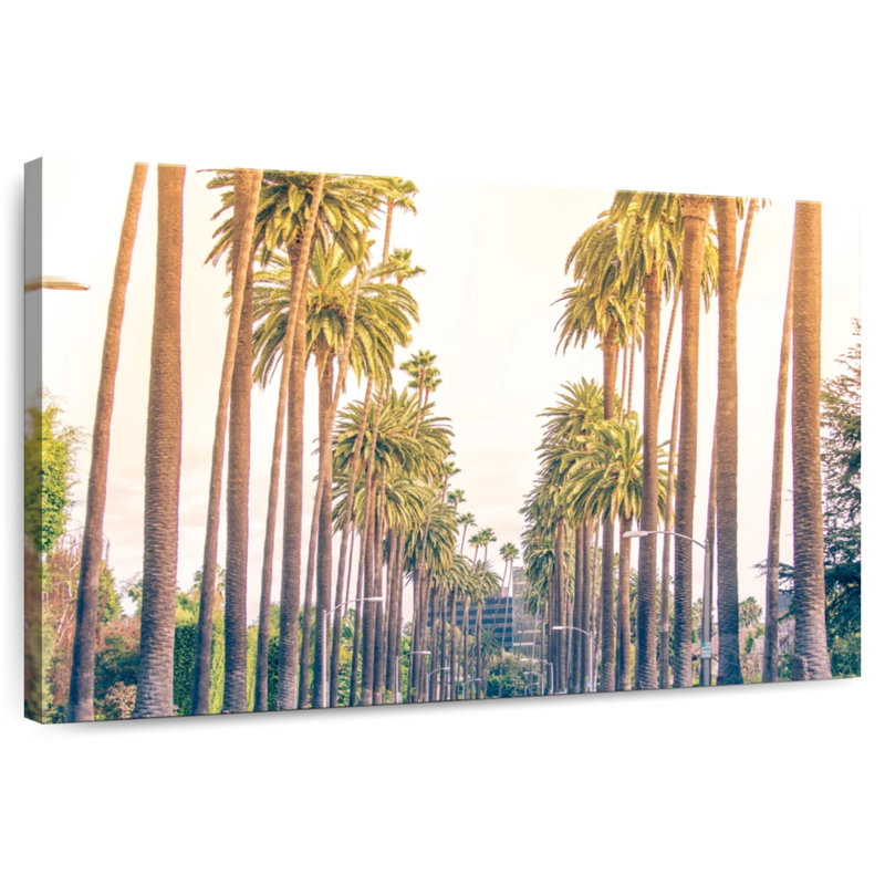 Harnek Palm Trees In Los Angeles, 34" H x 51" W