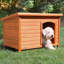 Maisonnette pour animaux de compagnie Trixie Natura Classic, toit plat à charnières, pieds réglables, abri pour animaux-27278509