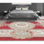 Hand-Knotted High-Quality Red and Beige Area Rug
