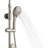 Lanikai 8-in Rain Showerhead Shower System with 3-Body Jets Multi-function Handshower and Pivoting Shower Arm-1752193995