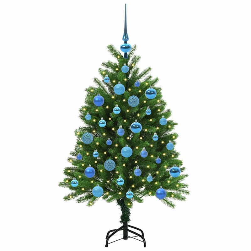 Christmas Tree with 150 LEDs with Stand 120 cm PE, Blue