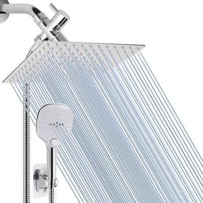 12-Inch Shower Set With Hose