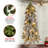 2ft. Snowy Downswept Forestree with Clear Lights