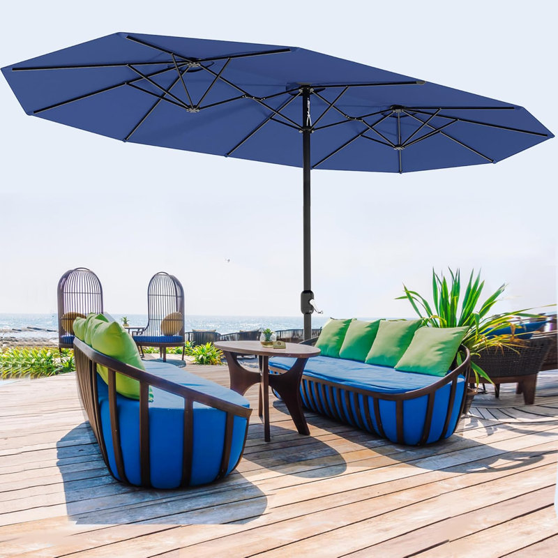 198.1cm Market Parasol, Navy