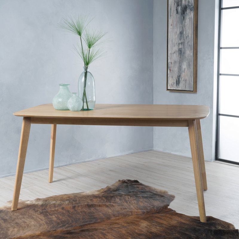 Basic Wood Dining Table, Brown