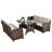 6 - Person Patio Conversation Sets with Cushions