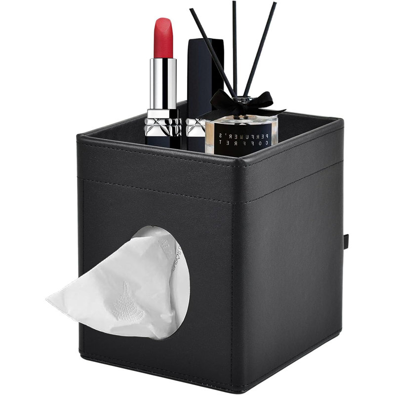 Tissue Box Cover, Black