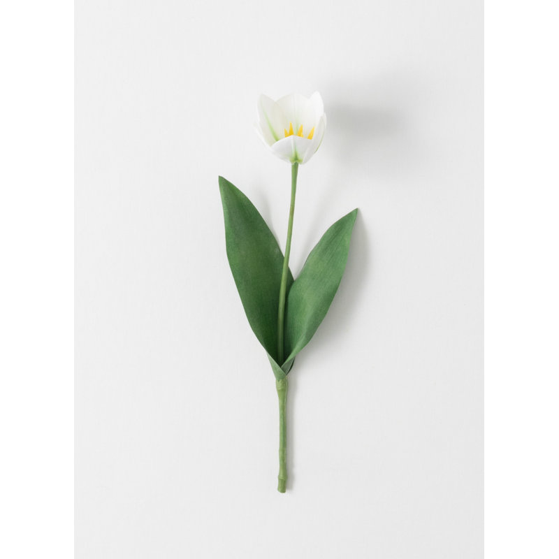 Tulip Arrangement, 14.5" H x 2.5" W x 4" D, White