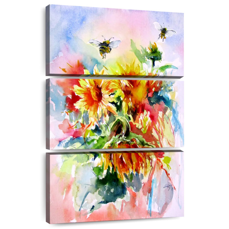 Harnek tournesols avec abeilles