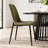6- Person Dining Table Sets With Extendabe Oval Table & 6 Upholstered Chenille Dining Chairs-569505361