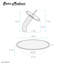 Lavabo vasque en verre Cascade 16,5 avec robinet-50687255