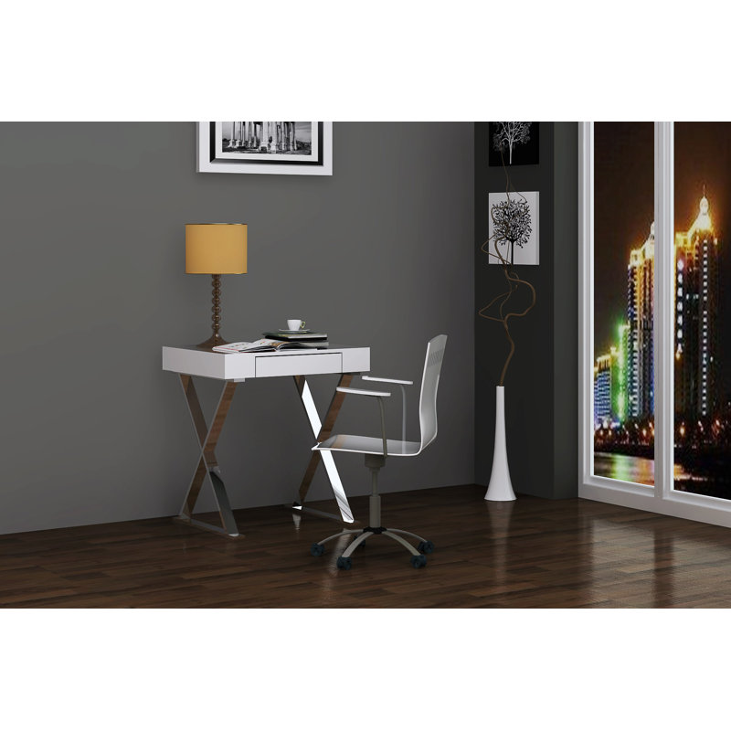 Bureau 27 po Gavril, H 29 po x l 27 po x P 22 po, Blanc