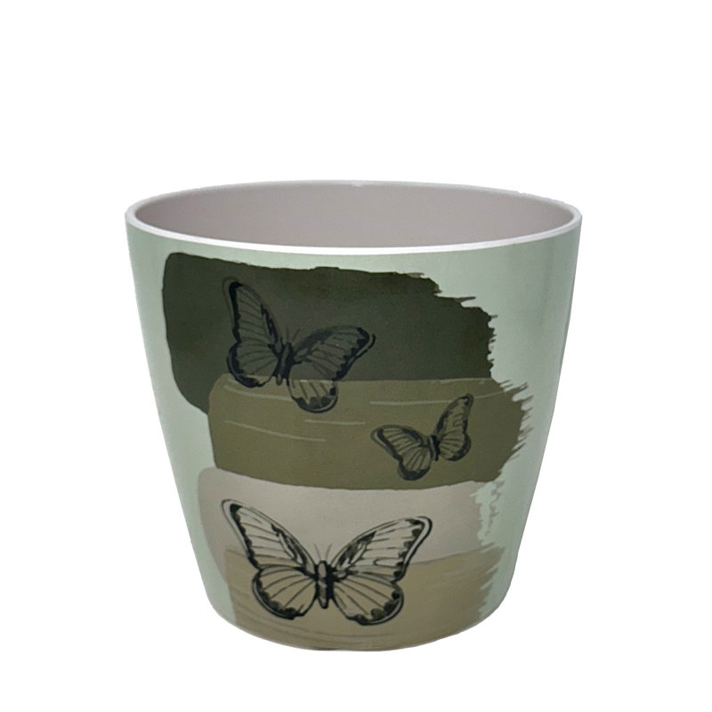 Ensemble de 7 pots de plantes en bambou à arrosage automatique 7 po, 2 pots, coco et petit ensemble d'outils