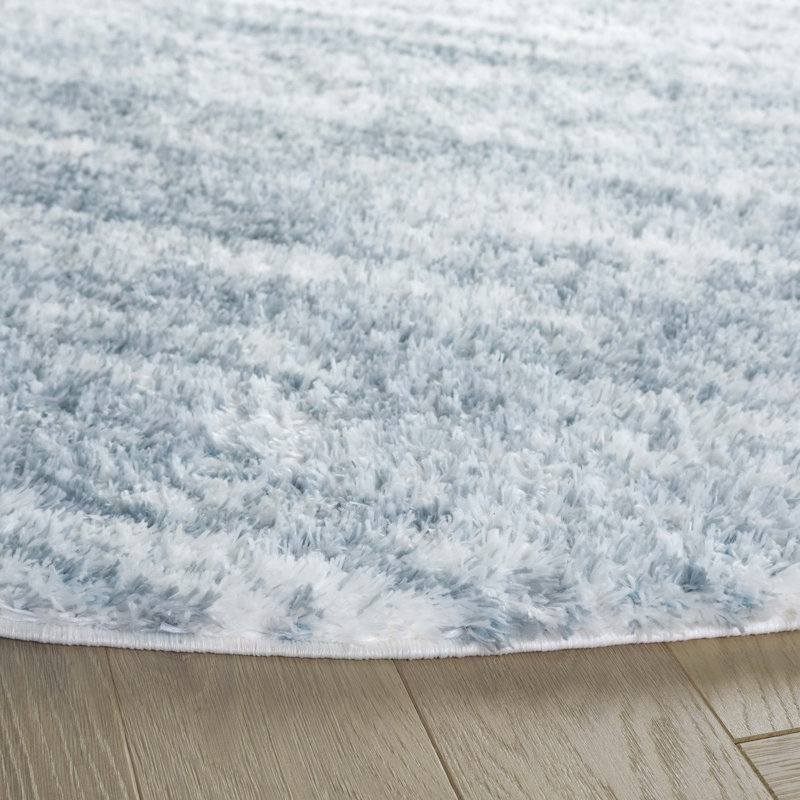 Tahoe Shag Performance Rug, Round 6'7"