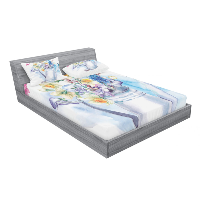Microfiber Sheet Set, Full Sheet Set with Fitted Sheet