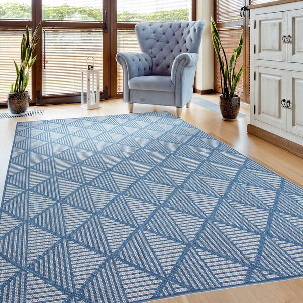 Ivy Bronx Hogansville Flatweave Geometric Rug | Wayfair