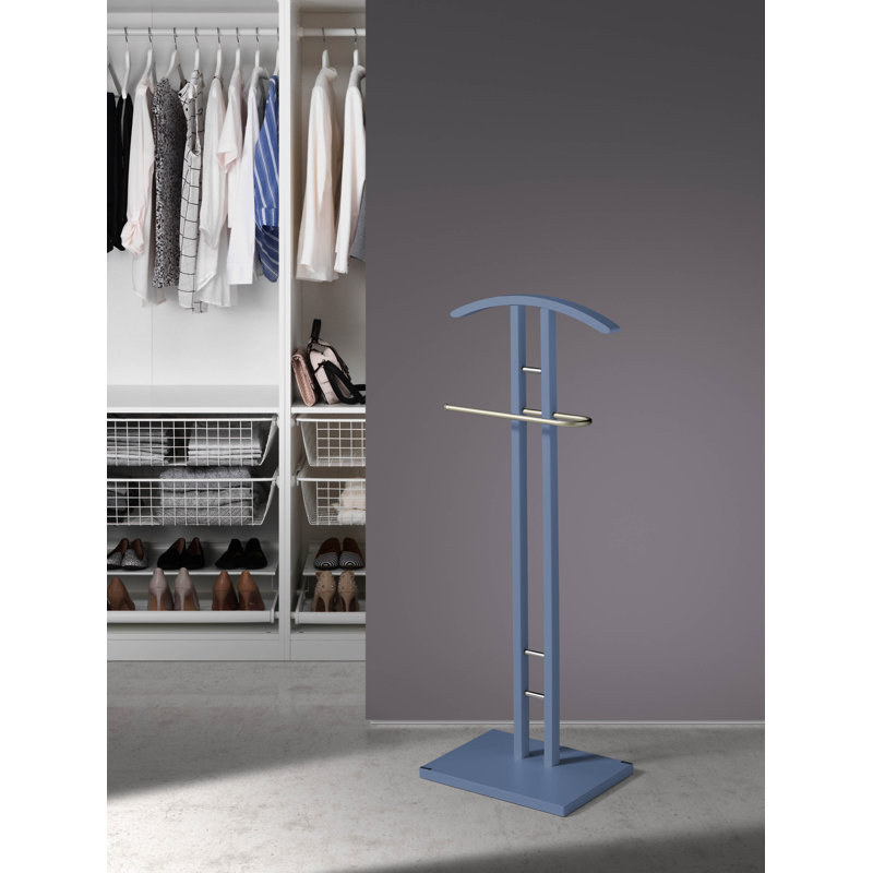 Rives Freestanding Valet Stand, Blue