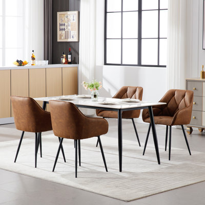 Rigney Upholstered Metal Side Chair