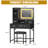 Vanity Desk With Mirror, 3 Adjustable Lighting Mode Makeup Vanity-578819128