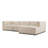 Upholstered 124.5 " L-Shaped Sectional-122005658-122005656