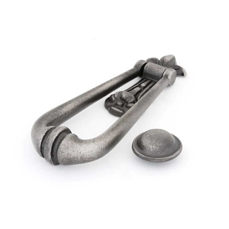 Loop Door Knocker, Antique Pewter
