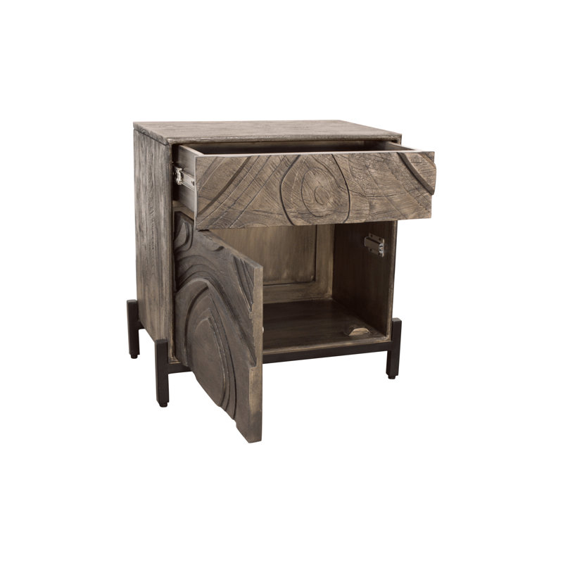 Bristol Nightstand - Smoked Ash
