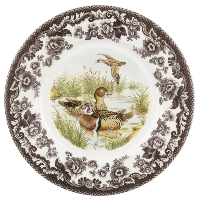 Spode Woodland Luncheon Plate 9" Wood Duck