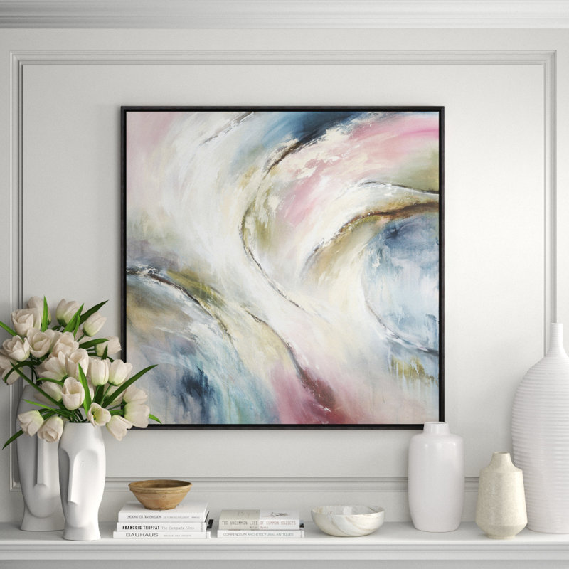 Stars Over Me Print by Jean Kenna, 41.5" H x 41.5" W x 1.5" D, Glass Coat