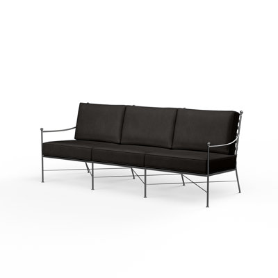 Lucier 76" Wide Outdoor Patio Sofa with Sunbrella® Cushions