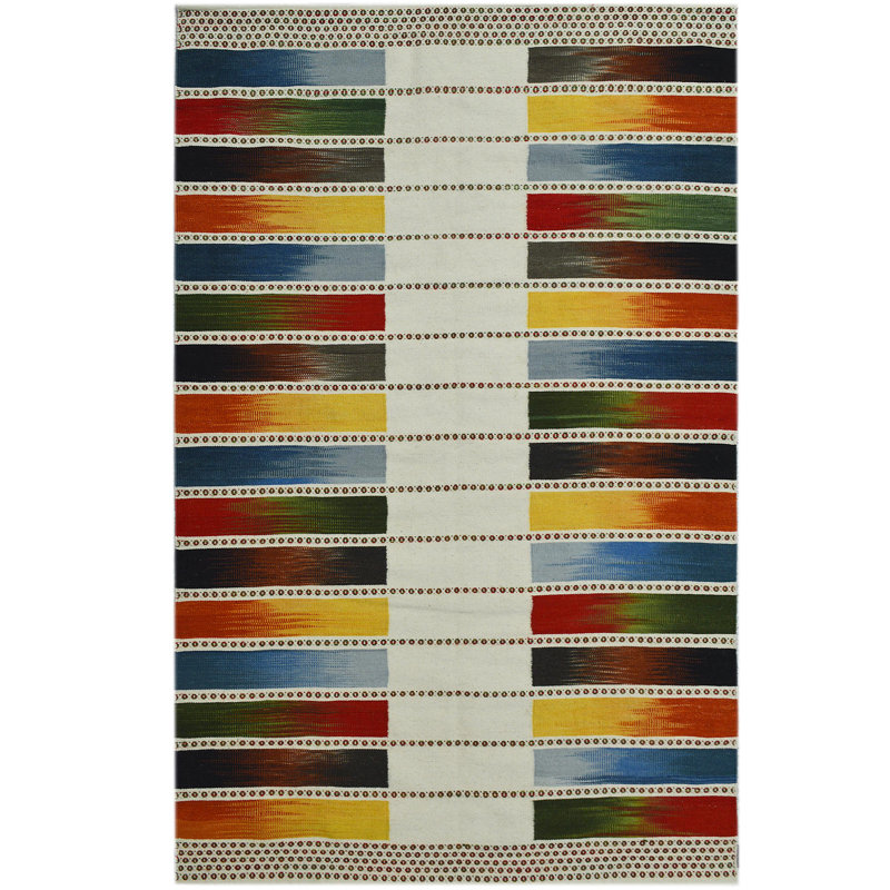 Striped Hand Woven Area Rug, Rectangle 150 x 240cm