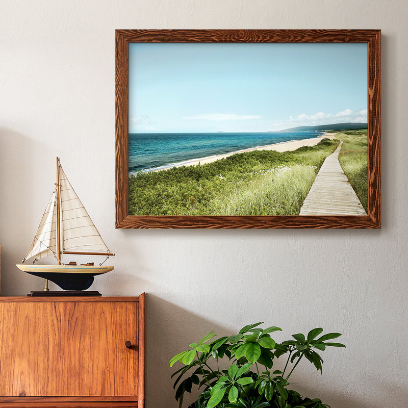 Iverness Beach Boardwalk, reproduction d'art sur toile, Érable, H 26 po x l 38 po x P 1,5 po