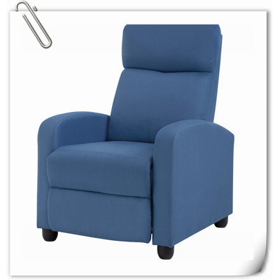 Fauteuil inclinable pour salon Massage fauteuil inclinable Home Cinéma Canapé Fauteuil de lecture Canapé simple Fauteuil inclinable moderne Easy Lounge avec dossier rembourré en similicuir