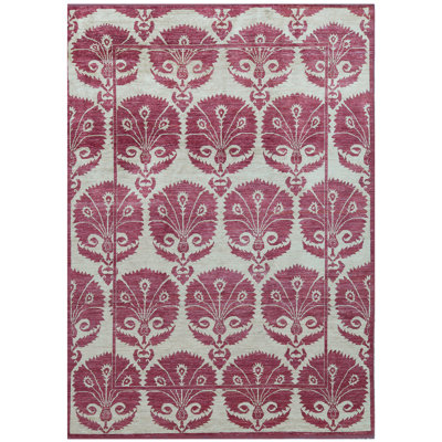 Wool Floral Indoor Rug