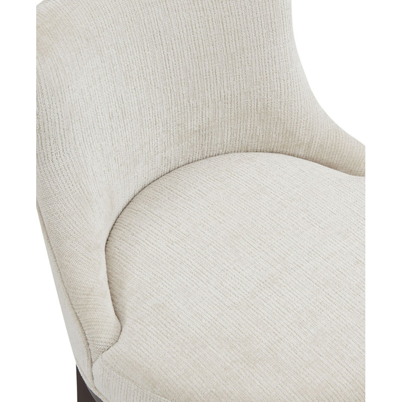 Tabouret de bar en chenille Lucia, Tabouret de bar (siège d'une hauteur de 29,4 po), Naturel, 1