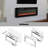 Rayva Classic Built-in or Wall-Mounted Direct Vent Electric Fireplace Insert-435000870