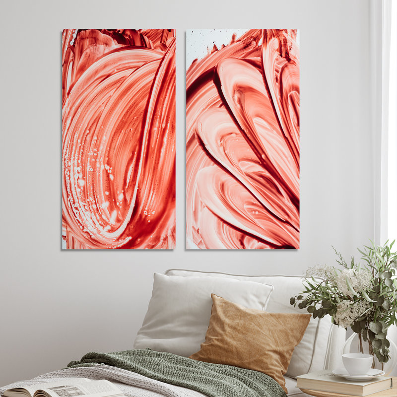 «Smeared Blood», ensemble de 2 reproductions sur toile, Toile tendue, H 20 po x l 24 po x P 1 po