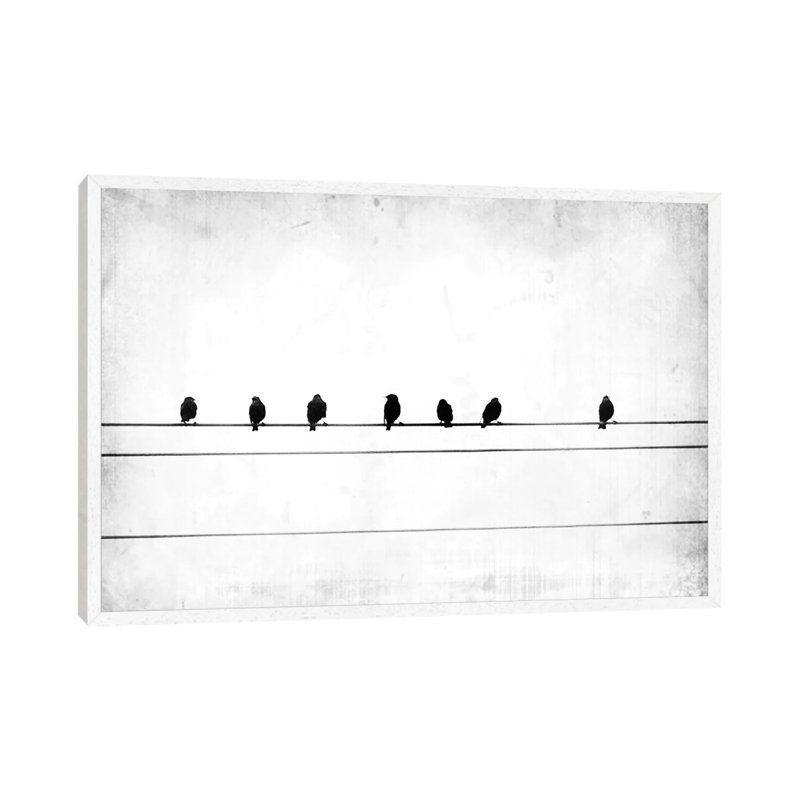 Sheet Music by Jeffrey Hummel - Print on Canvas, White Floater Framed, 45.72cm H x 66.04cm W x 3.81cm D
