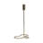 Modern Metal Taper Holder with Sculptural Swirl Base, Decorative Abstract Design, Contemporary Single Candle Stand for Stylish Accents in Chic Interiors and Modern Decor Settings-89117377