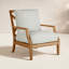 Haley Teak Patio Chair with Cushions-38580634-70064487-70167448