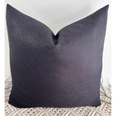 Abstract Black Square Cushion Cover