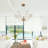 Exquisite Butterfly Gold Chandelier With Led Light Source