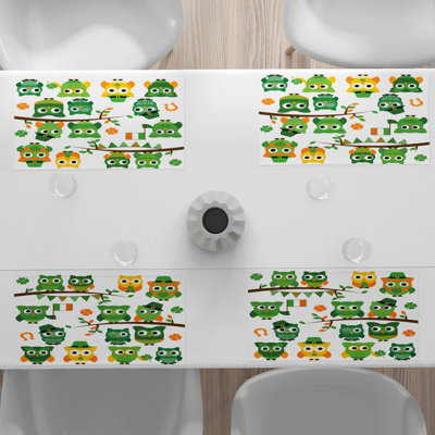 Polyester Abstract Rectangle Placemat