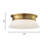 Wadsworth Etched Glass Shade Flush Mount-371216263
