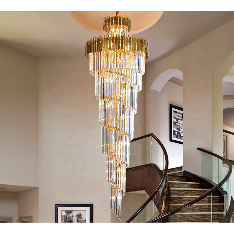 Lustre en cristal 32 lumières or 32 "Grand