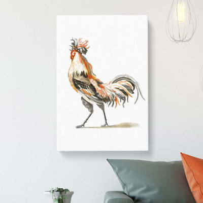 Proud Cockerel by Johan Teyler - Wrapped Canvas Painting
